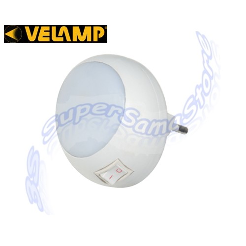 Punto luce notturno a LED con interruttore - IL20LED Velamp