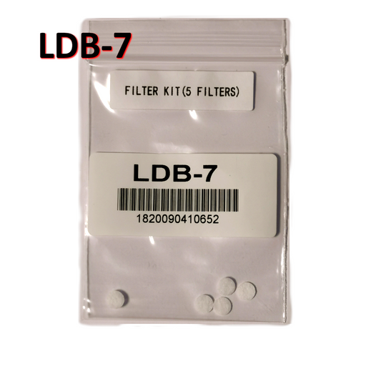 Kit da 5 pz filtri sensore di ricambio per cercafughe CS LD 1.0 BOSCH