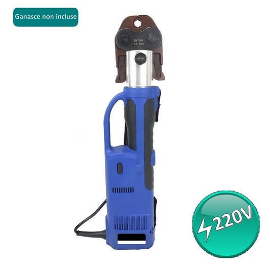 Pressatrice elettrica corrente 220V per tubi e raccordi rame, multistrato e PEX