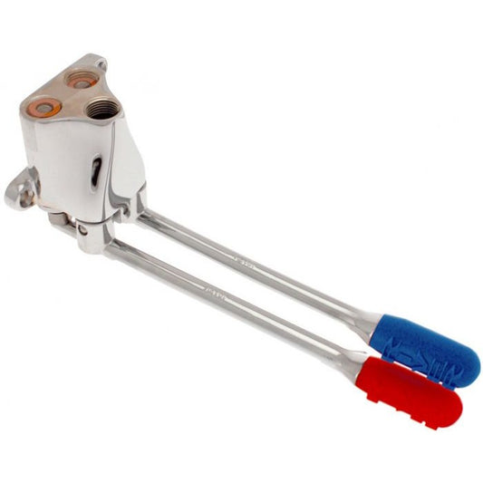 Rubinetto miscelatore a doppio pedale installazione a parete RIVER