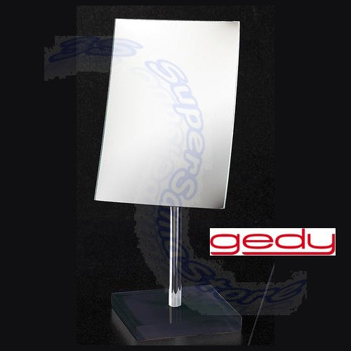 Specchio ingranditore d'appoggio nero - RAINBOW GEDY