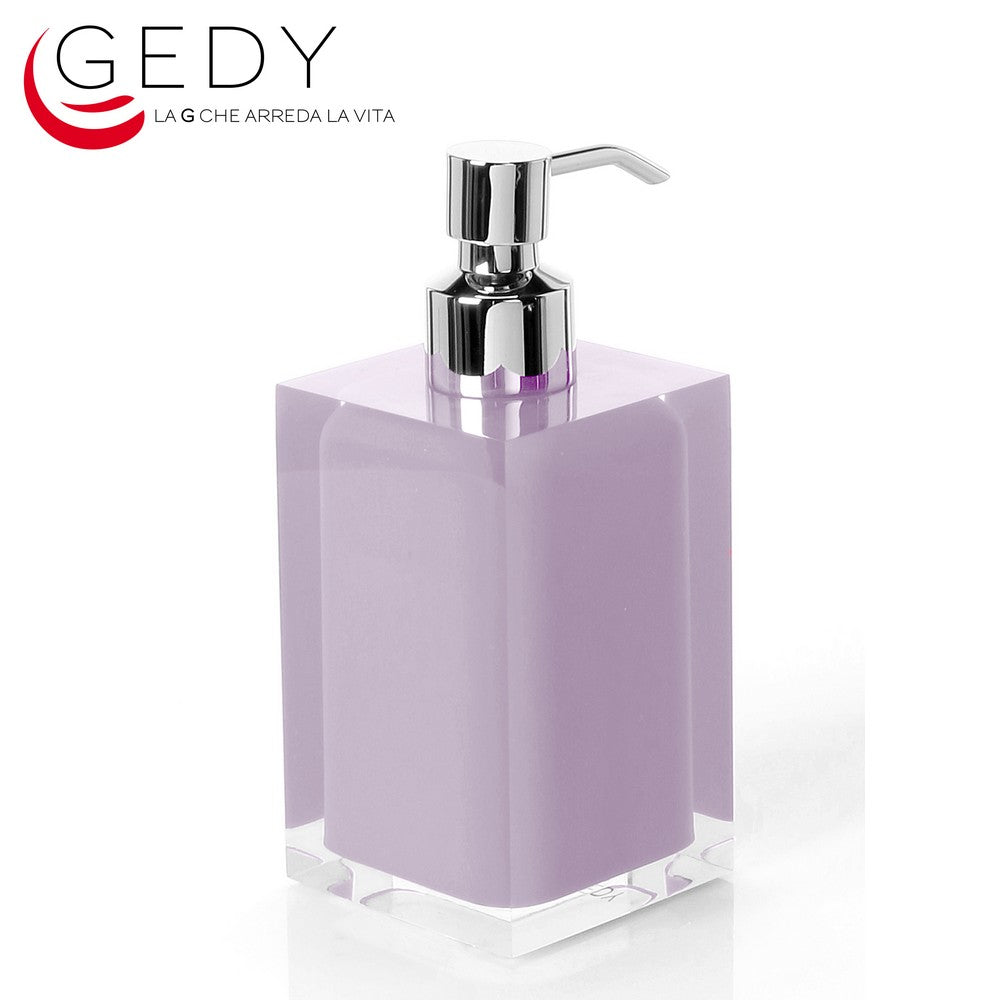 Dosasapone erogatore in metallo RAINBOW color lilla