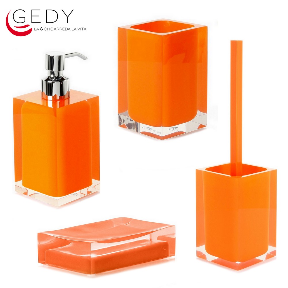 Serie completa 4 pezzi RAINBOW color arancio