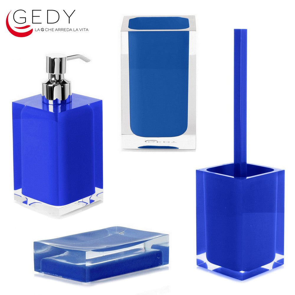 Serie completa 4 pezzi RAINBOW color blu