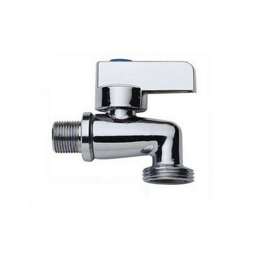 Rubinetto a sfera cromato per lavatrice lavastoviglie da 1/2''