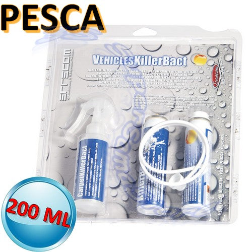Veichles killer bact - igienizzante 200 ML PESCA con carpet