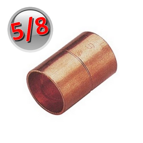 Manicotto rame a saldare 5/8'' - 15,87 mm