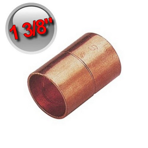 Manicotto rame a saldare 1'' 3/8 - 34,93mm