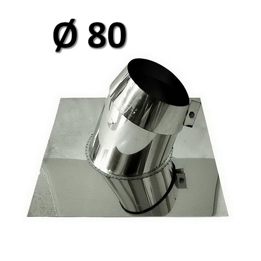 Faldale tetti inclinati piombo canna fumaria ? 80 mm