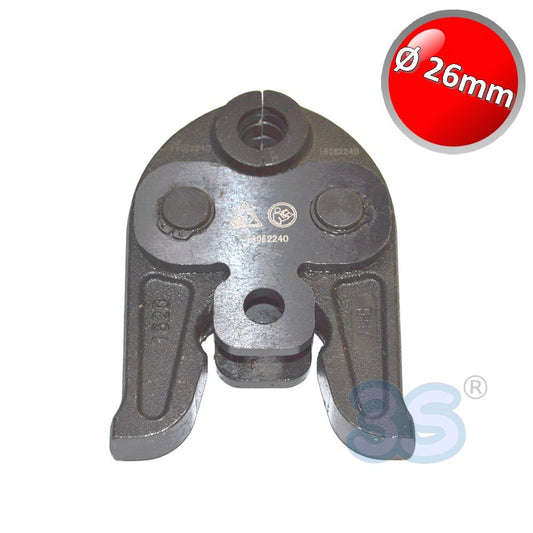 Ganascia pinza per pressatrice profilo TH ? 26 mm raccordi multistrato