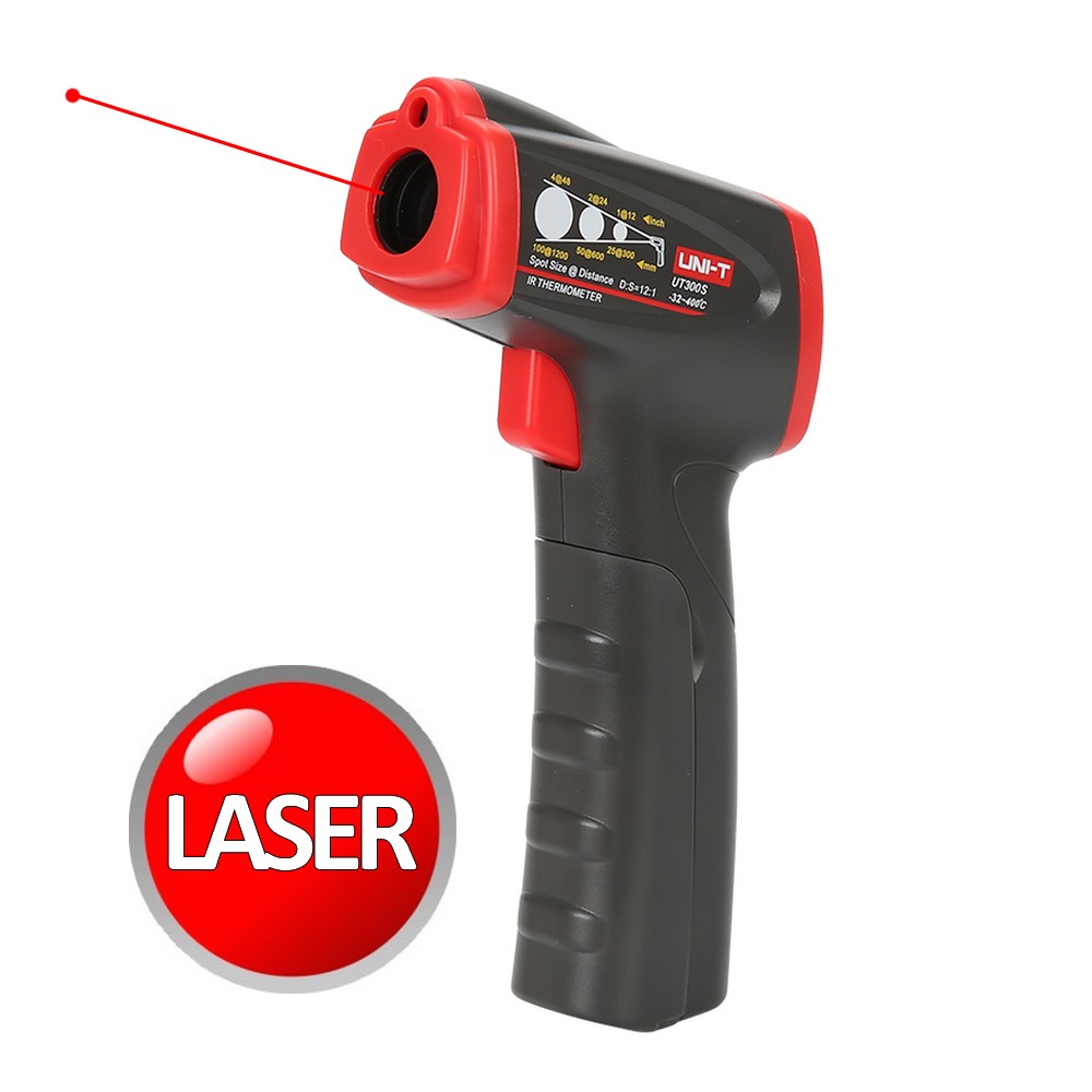 Pirometro - Termometro digitale laser a infrarossi UT300S