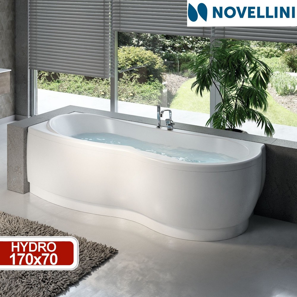 Vasca angolare idromassaggio Novellini Venus 170x70 cm