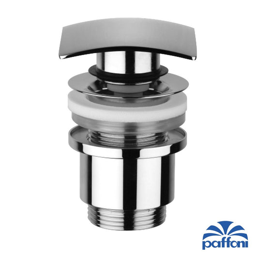 Piletta click clack 1''1/4 G tappo quadro quadrato - Paffoni