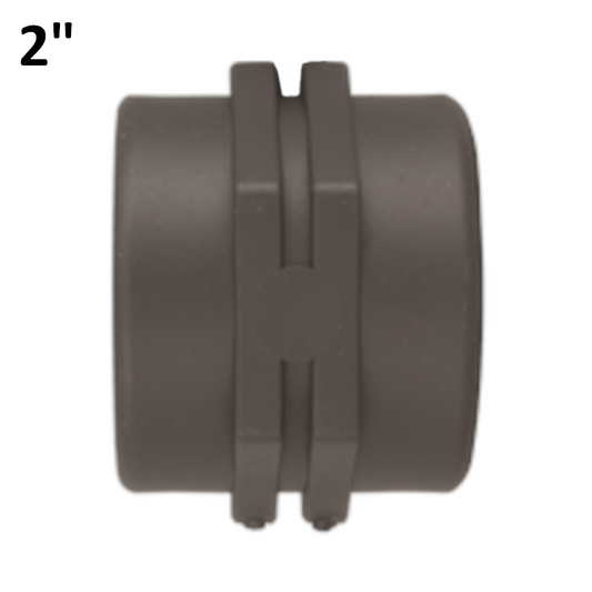 Manicotto giunto 2'' F-F in PP polipropilene con Oring di tenuta.