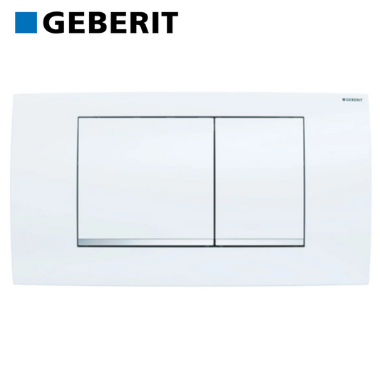 Placca di comando GEBERIT TWINLINE 30 bianco - cromo lucido 115.899.KJ.1