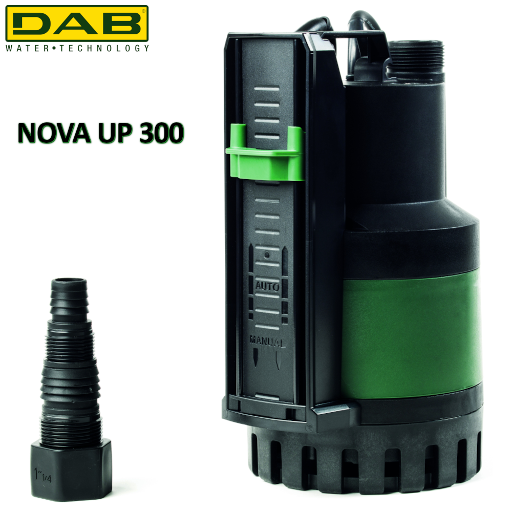 Pompa sommersa sommergibile per il drenaggio di acque chiare - DAB NOVA 300 UP MAE