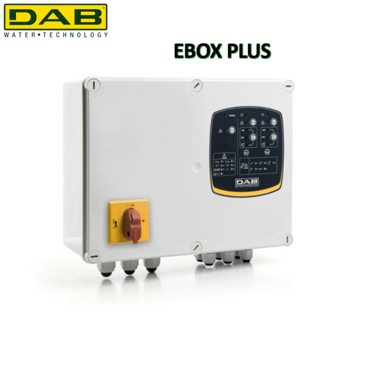 Quadro elettronico di protezione e comando per il funzionamento automatico di pompe sommergibili o di pressurizzazione  ? DAB EBOX PLUS