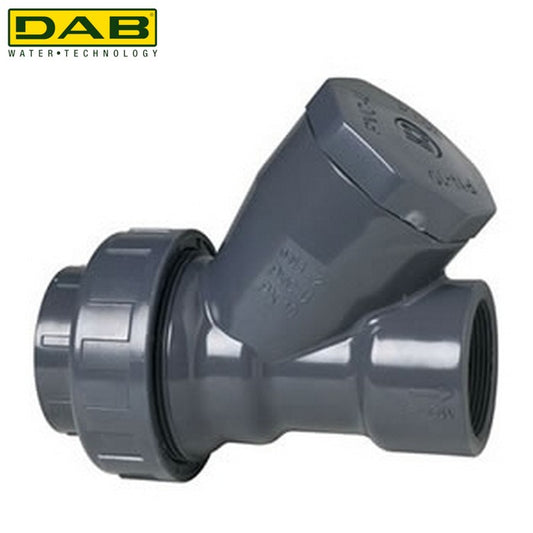 Valvola di ritegno a palla PN10 in PVC 1?1/4 filettata - DAB 2130285