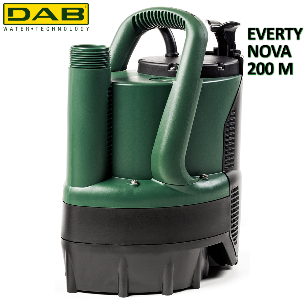 Pompa sommergibile portatile per acque chiare con galleggiante integrato ? DAB VERTY NOVA 200 M