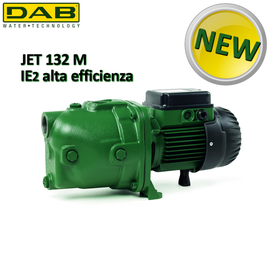 Elettropompa centrifuga pompa autoadescante DAB JET  132  M  230/50 IE2 ad alta efficienza - attacchi 1''