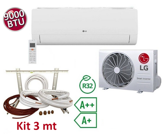 Climatizzatore mono split LG LIBERO 9000 btu 2.5 kw A++ A+ + kit installazione 3 mt