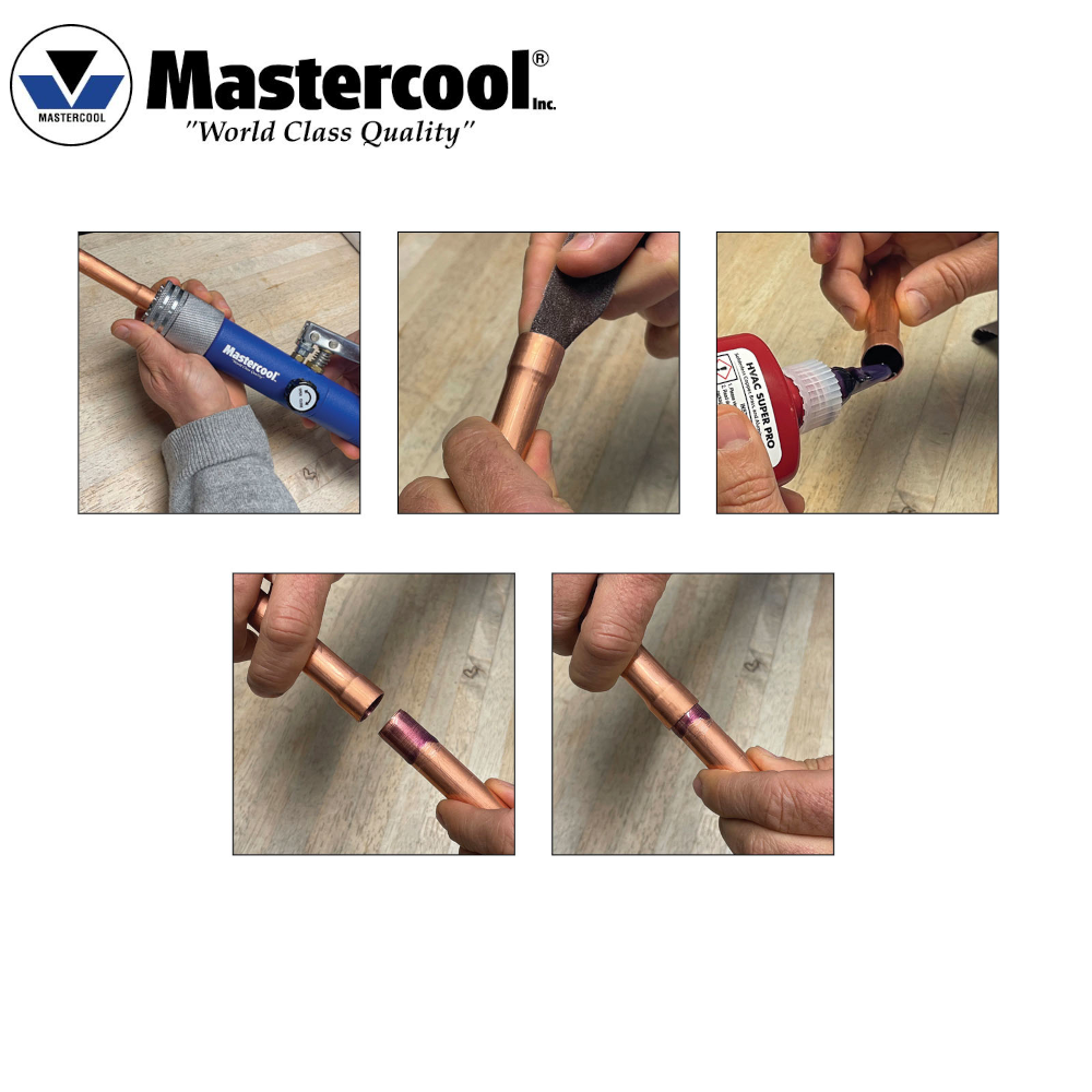 SUPER PRO KIT MASTERCOOL COLLA DA 50 gr. PER SALDATURA A FREDDO SENZA FIAMMA PER RAME E OTTONE