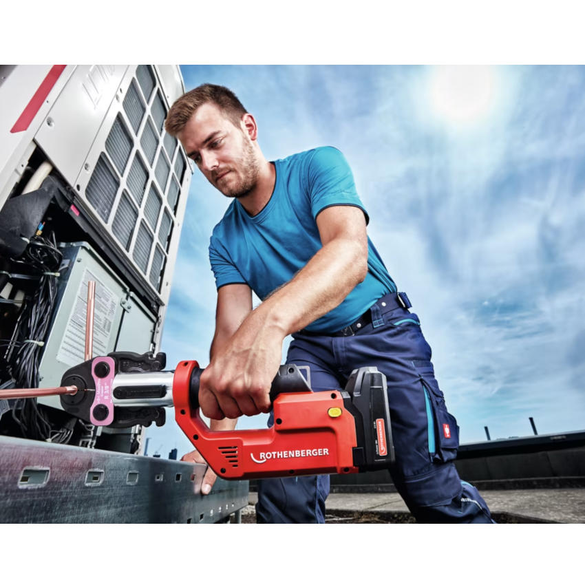 ROTHENBERGER GANASCIA COMPACT 1/2'' B MAXIPRO RAME PRESSARE CLIMATIZZAZIONIONE