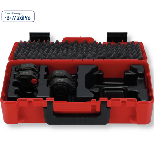 SET ANELLI PER PRESSATRICE REGOLABILI  A 180° A PRESSARE PER RAME E ACCIAIO SV 15-18-22-28 ROTHENBERGER