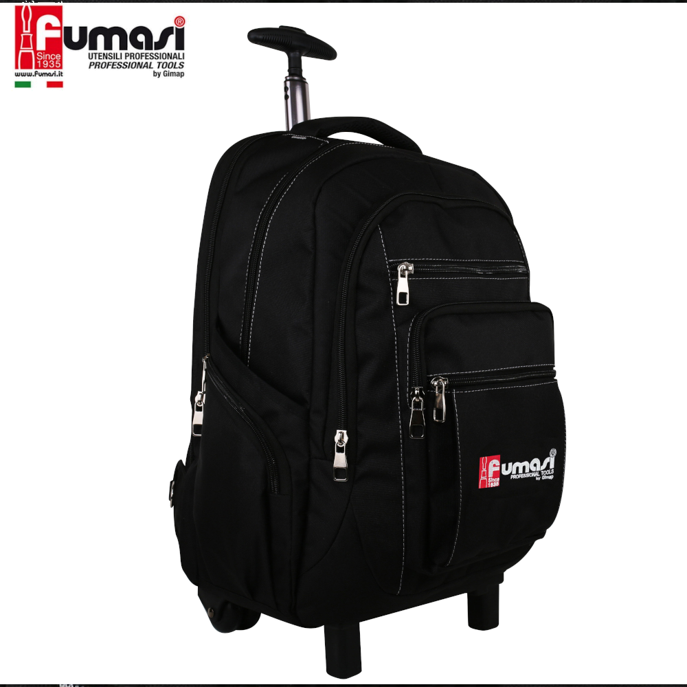 TROLLEY ZAINO IMPERMEABILE PROFESSIONALE PORTA ATTREZZI DOCUMENTI FUMASI