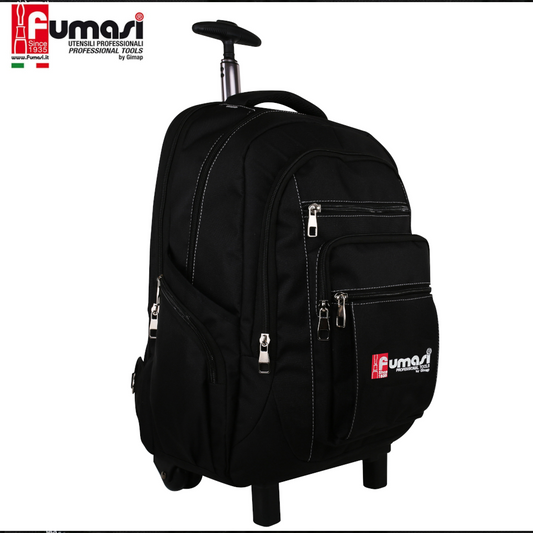 TROLLEY ZAINO IMPERMEABILE PROFESSIONALE PORTA ATTREZZI DOCUMENTI FUMASI