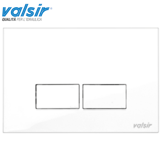 PLACCA PER CASSETTA MECCANICA VALSIR P3 BIANCA LUCIDA