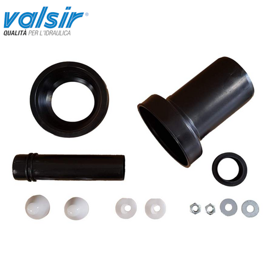 KIT DI ALLACCIAMENTO MANICOTTO PER WC SOSPESO DIAMETRO 90 MM VALSIR