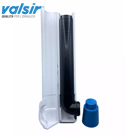 KIT TUBO DI RISCIACQUO TROPEA 3 D. 56 LUNGHEZZA 375 MM VALSIR
