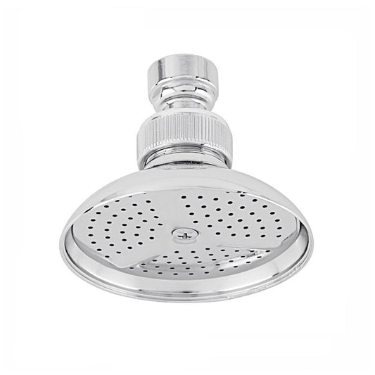 Soffione doccia a campana con snodo in zama