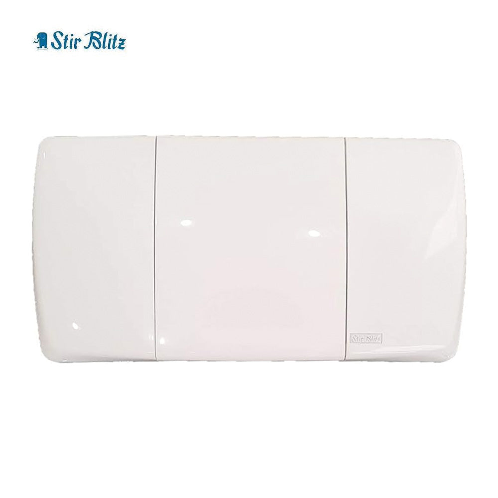 Placca di comando kristall bianca di ricambio wc per cassette Stir Blitz mono tasto - 5500174