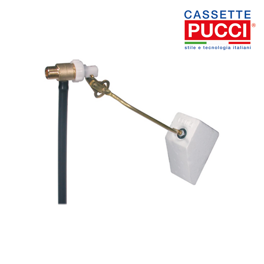 Pucci - rubinetto galleggiante completo attacco laterale astina d 6