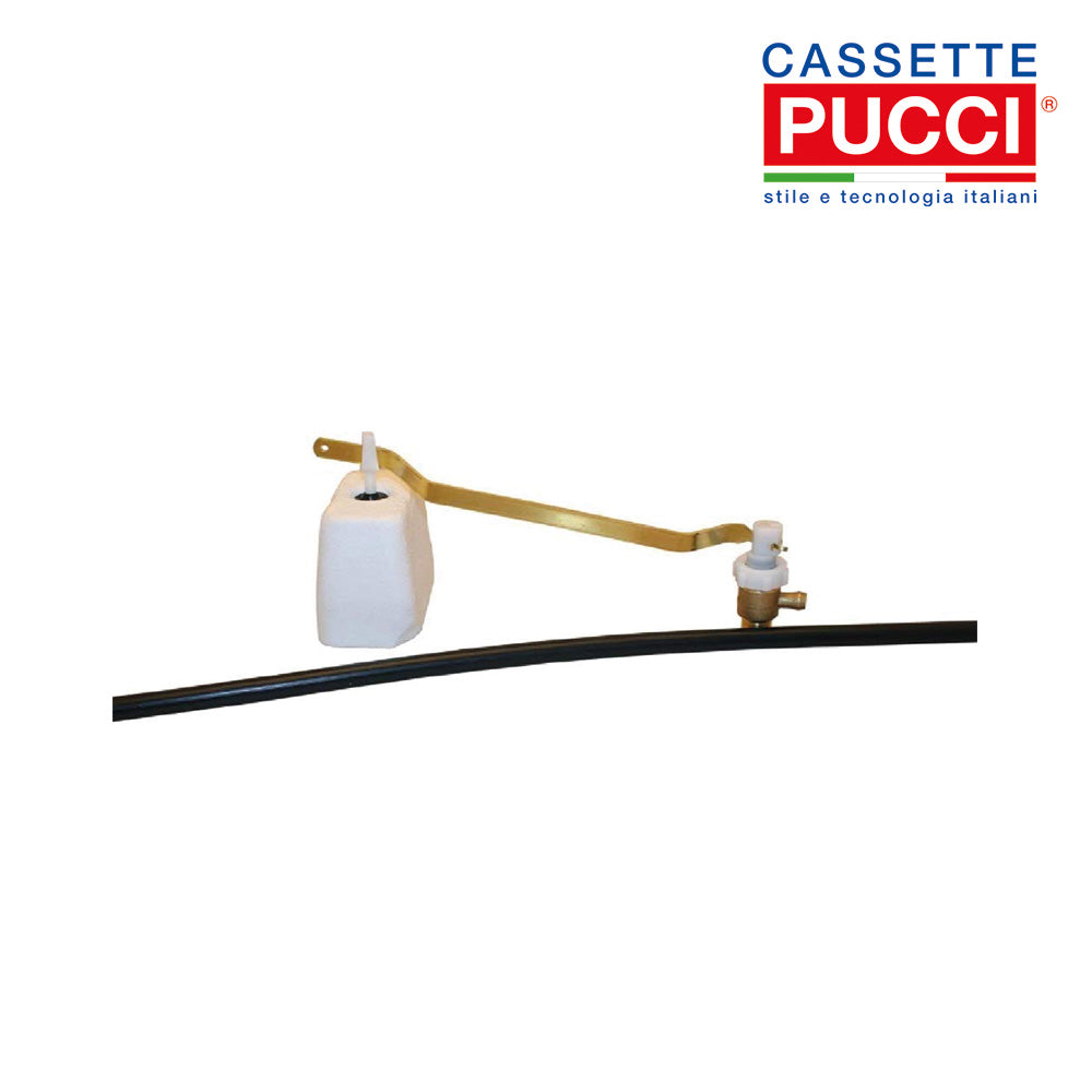 Pucci - rubinetto galleggiante completo attacco centrale astina piatta