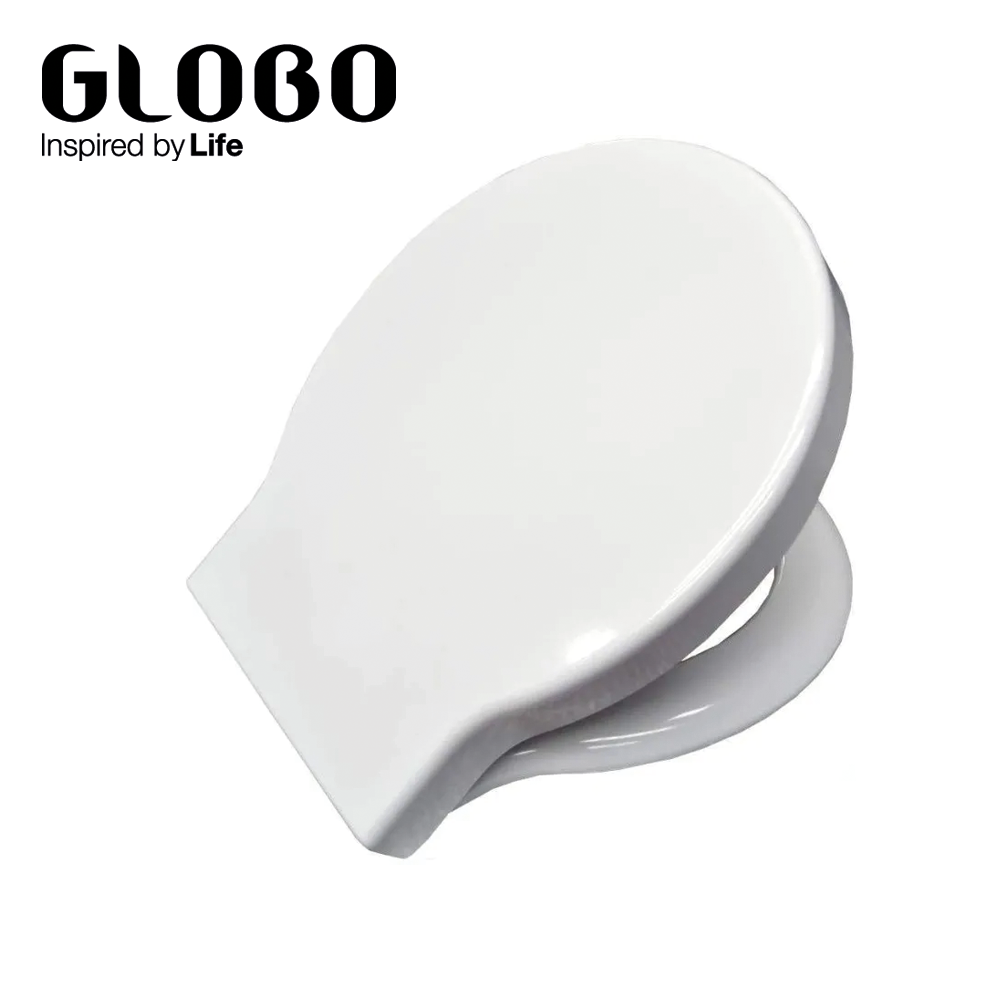 Sedile originale SOFT-CLOSE per wc BOWL 50 cm Ceramica Globo in termoindurente avvolgente - SB022BI