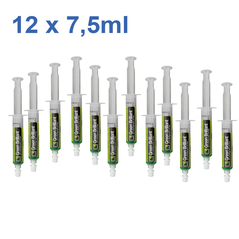 Tracciante U/V BRILLIANT per impianti A/C - 12 dosi da 7,5 ML