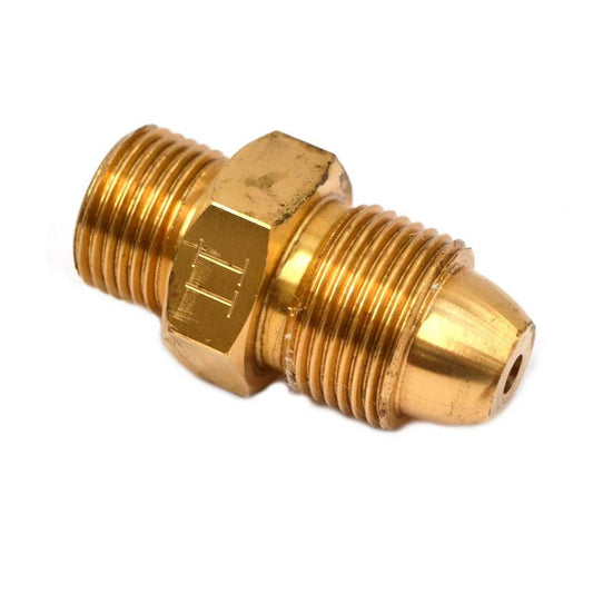 Adattatore raccordo in ottone per riduttore di CO2 e bombola Argon