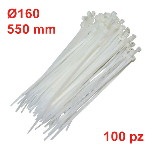 Fascetta fascette nylon per tubazioni max. ?160- lunghezza 550 mm-confezione 100 pezzi