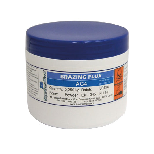 Polvere diossidante per brasatura Brazing Flux AG4 - conf. 250 gr.