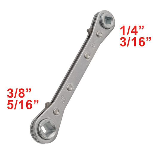Chiave a cricchetto reversibile per compressori