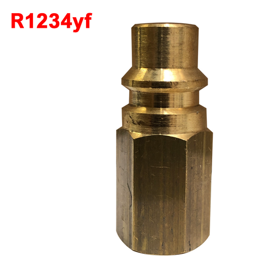 Raccordo adattatore attacco rapido alta pressione X 1/2'' - 16 ACME sinistro per bombola Honeywell R-1234yf