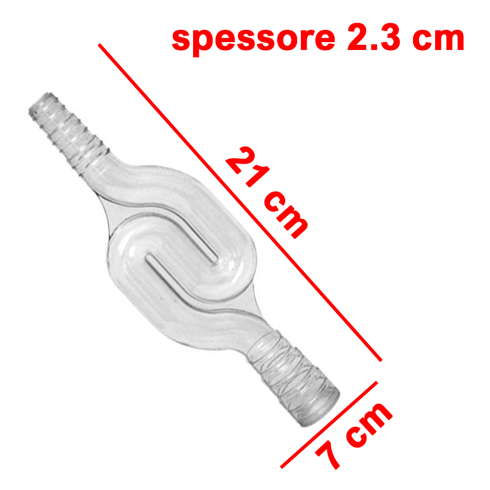 Sifone scarico condensa condizionatore climatizzatore per tubo corrugato