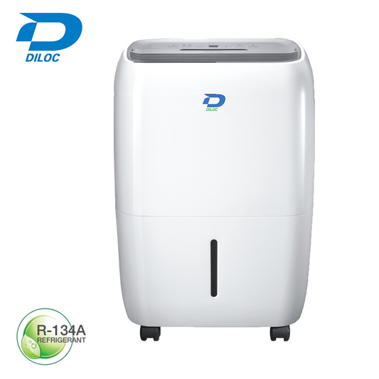 Deumidificatore compatto DILOC D.22TU da 22 litri con sbrinamento automatico
