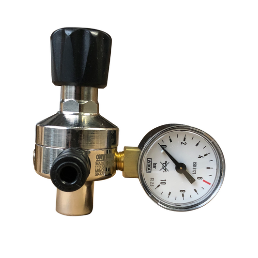 Riduttore di pressione CO2 MINOR per gasatori ed acquari - bombole da 1 lt