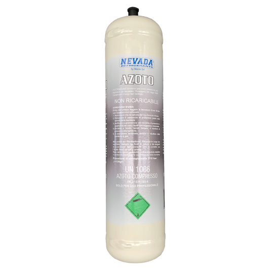 Bombola cartuccia di azoto da 1 Lt - 110 bar