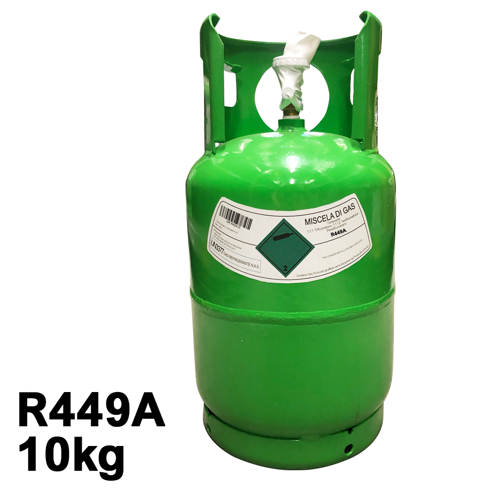 Bombola gas R449A - 10 Kg netti -  sostituto a basso GWP di R404A R-507