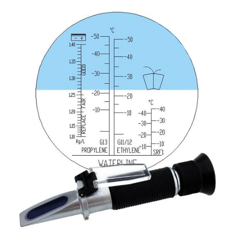 Rifrattometro scala 0-32% Brix - test su liquido refrigerante e batterie